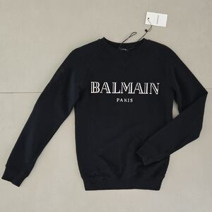 NWT! Balmain Logo-print Sweatshirt Size 10A/ XS